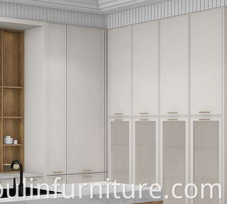 Luxury European design lacquer kitchen cabinets with island